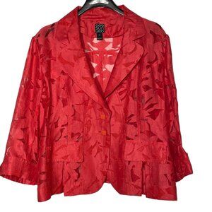 PINK Floral Women's Jacket by Dana Buchman